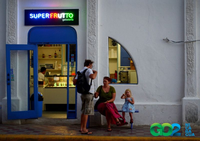 Super Frutto, San Juan del Sur, Ice cream Shop. San Juan del Sur